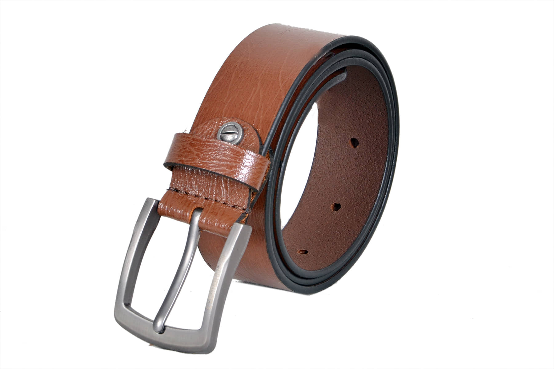 LEATHER COOPER - Brown Leather Men's Formal Belt ( Pack of 1 )