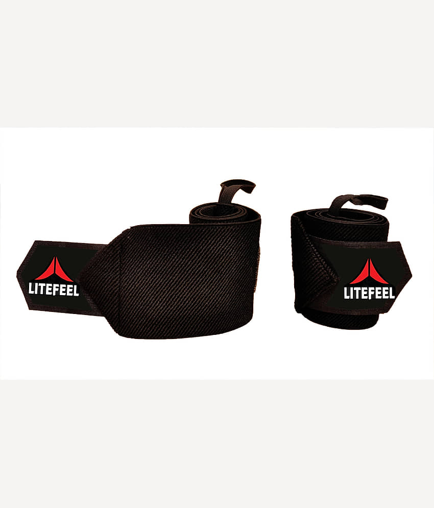 LITE FEEL Black Wrist Support ( Pack of 1 ) - Sports and Fitness Equipment | Buy online on ZillyBuy