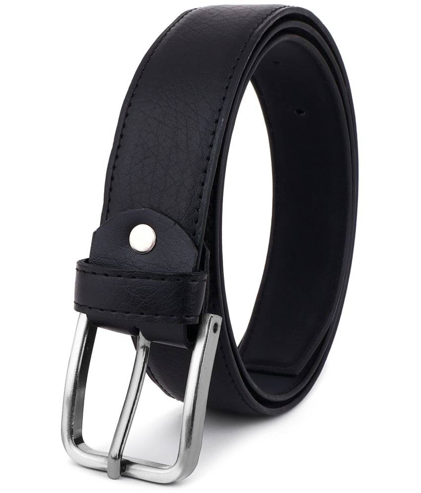     			Loopa - Black Synthetic Men's Formal Belt ( Pack of 1 )