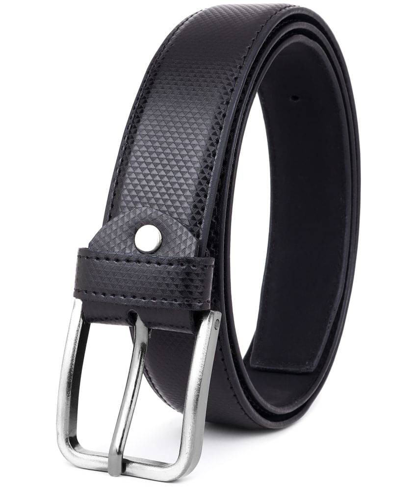     			Loopa - Black Synthetic Men's Formal Belt ( Pack of 1 )