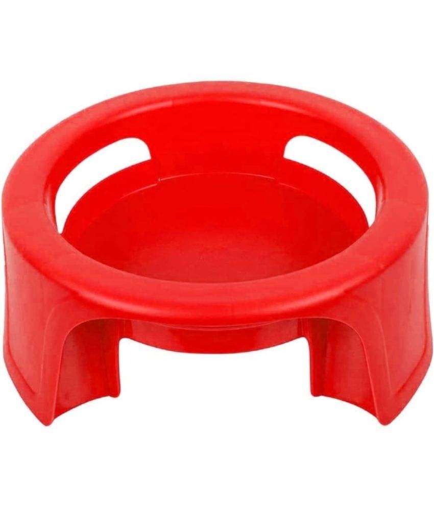     			MAGICSPOON Red Plastic Plastic Pots ( Pack of 1 )