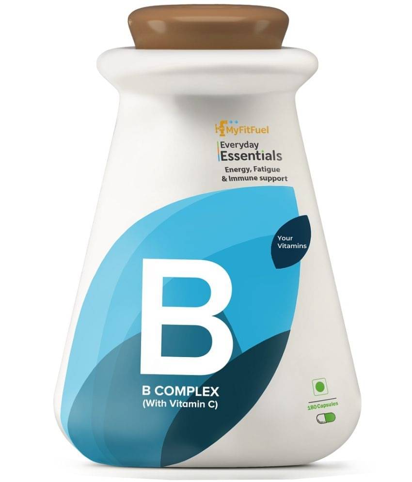 MyFitFuel B Complex with Vitamin C, 180 Capsules 180 no.s Minerals Capsule MyFitFuel B Complex with Vitamin C, 180 Capsules 180 no.s Minerals Capsule