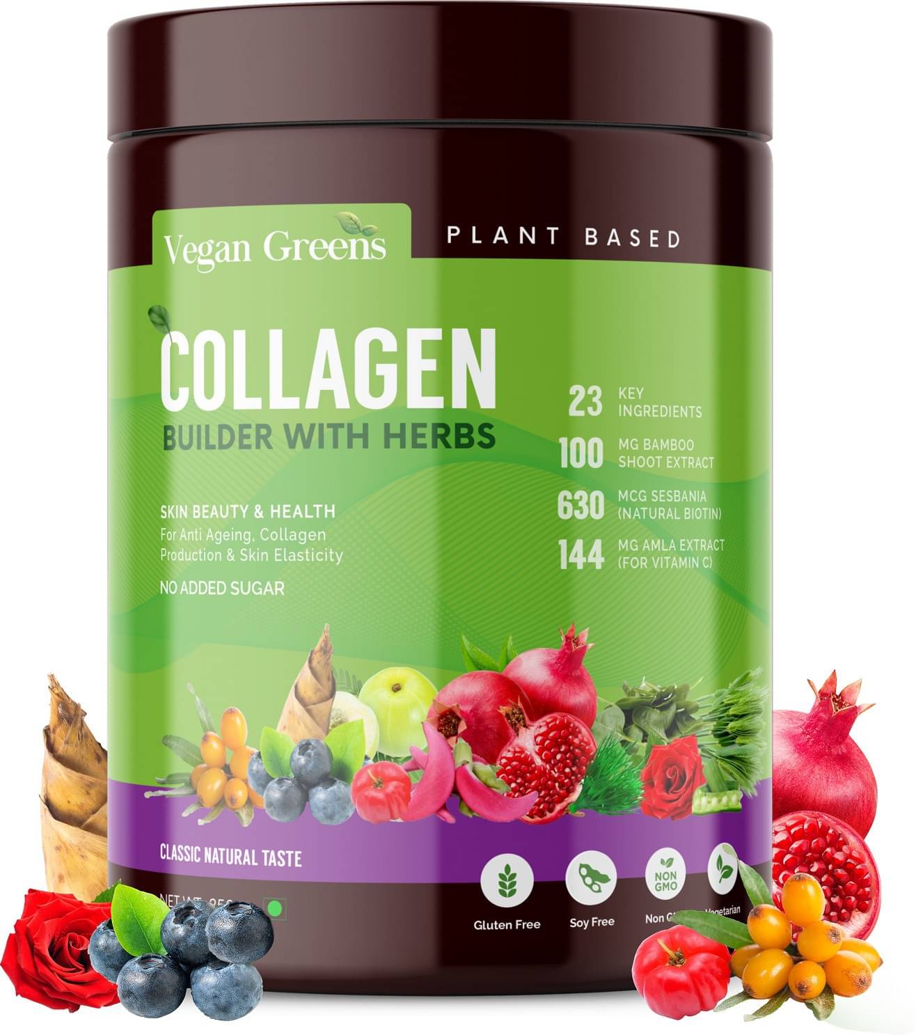 Natural Collagen Builder For Anti Ageing Beauty, Skin Elasticity 250g Classic Natural Natural Collagen Builder For Anti Ageing Beauty, Skin Elasticity 250g Classic Natural