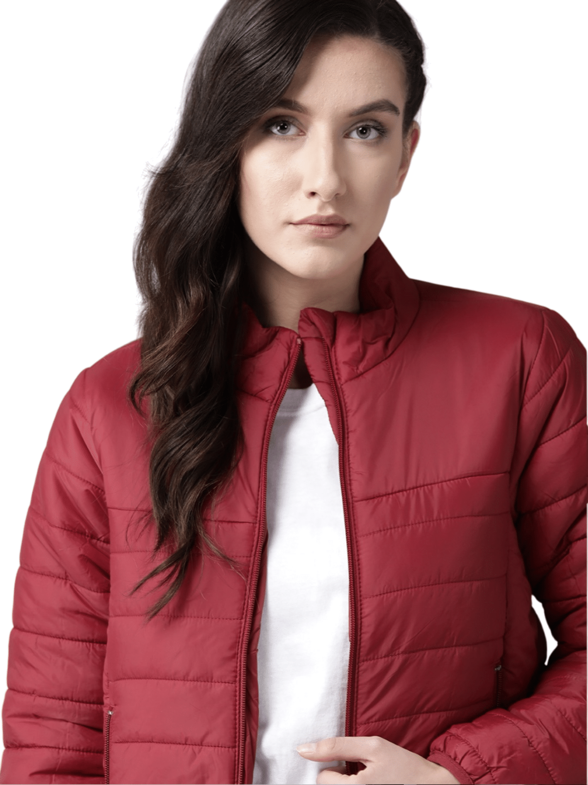 PP Kurtis - Polyester Maroon Jackets PP Kurtis - Polyester Maroon Jackets
