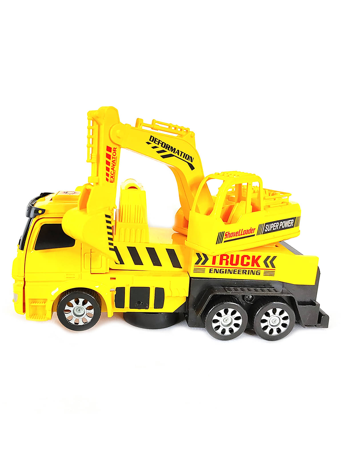     			RAINBOW RIDERS  Transformers Engineering Form Deformation Robot Truck/Deform Excavator /JCB 3MDL Mix /Battery Operated Excavator Robot Truck For Boys Girls,3-5+ Years Children/Indoor And Outdoor Games/Plastic Robot Truck With Light and Music (Multicolor)