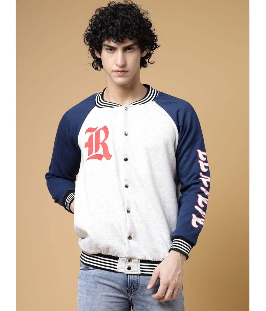     			Rigo Fleece Men's Casual Jacket - Off White ( Pack of 1 )