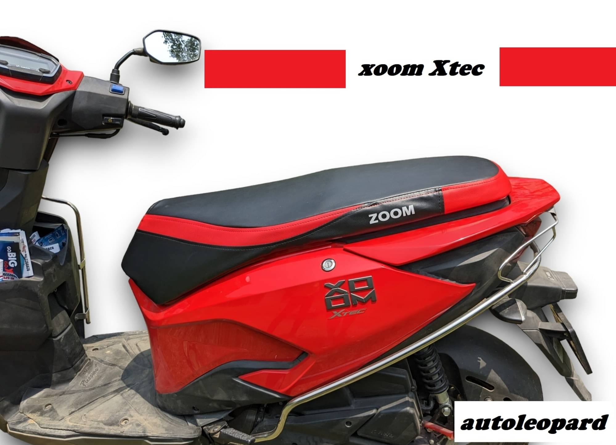     			xoom xtec scooty seat cover