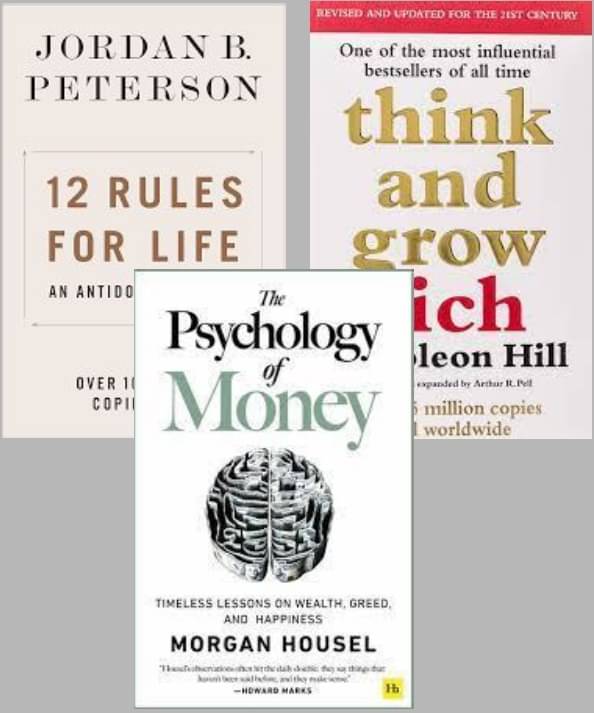     			12 Rules for Life + Think And Grow Rich + The Psychology of Money