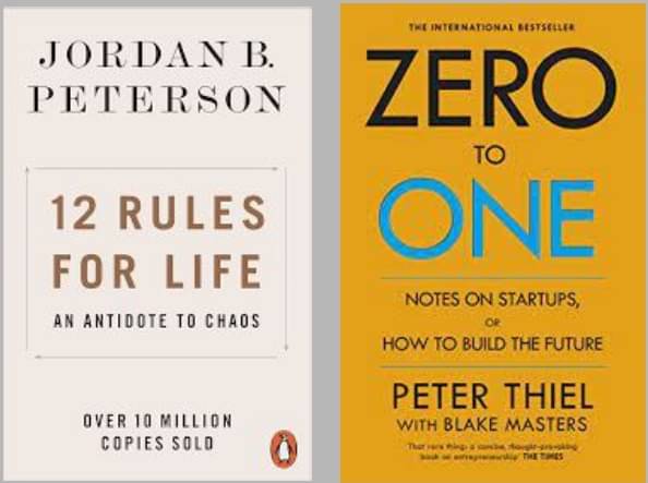     			12 Rules for Life + Zero To One
