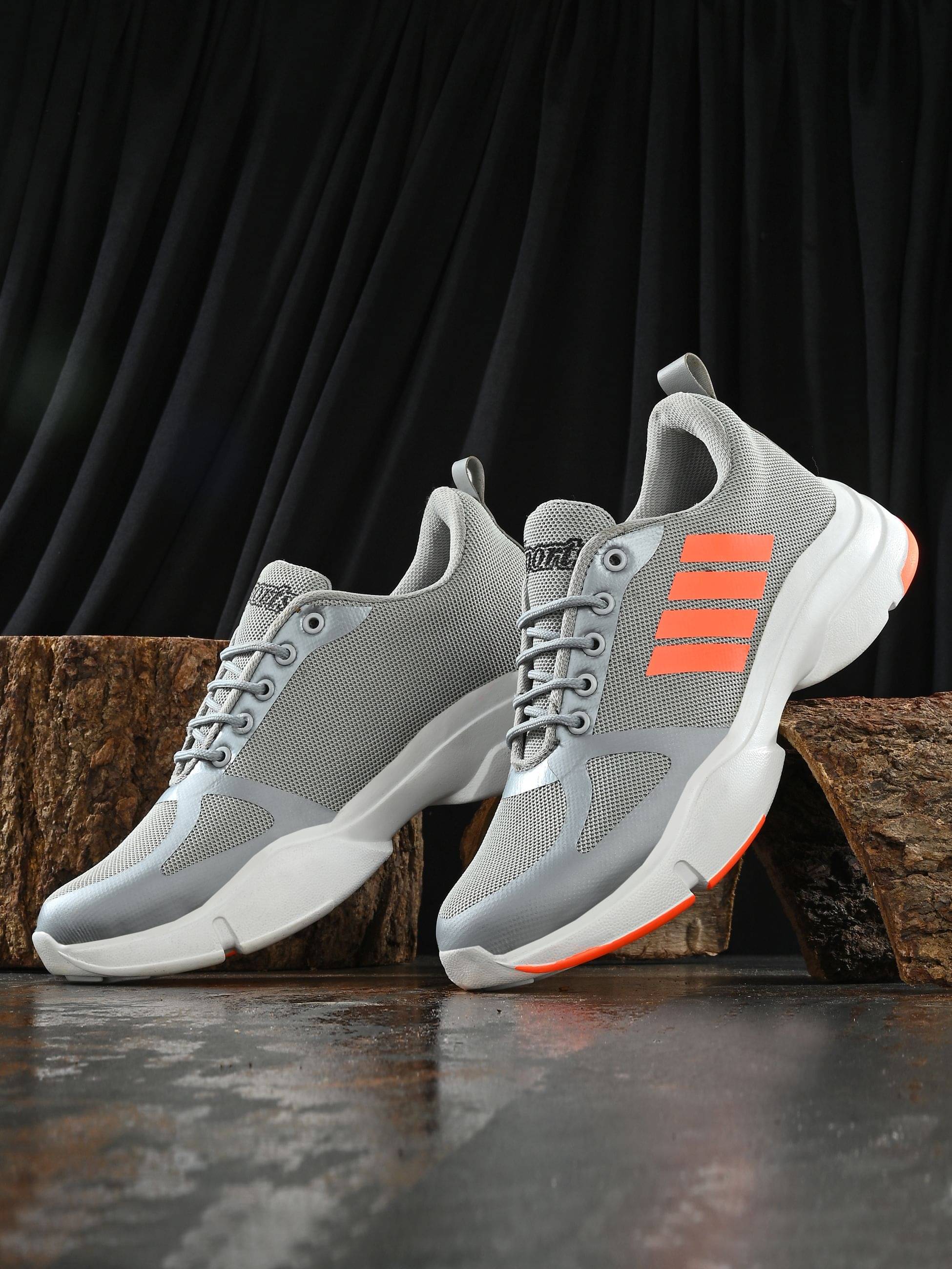     			Bucik - Sports Running Shoes Light Grey Men's Sports Running Shoes