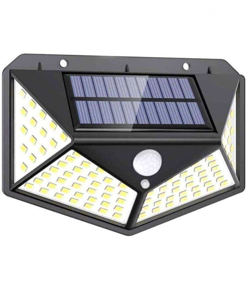     			GEEO 0.2W Solar Outdoor Wall Light ( Pack of 1 )