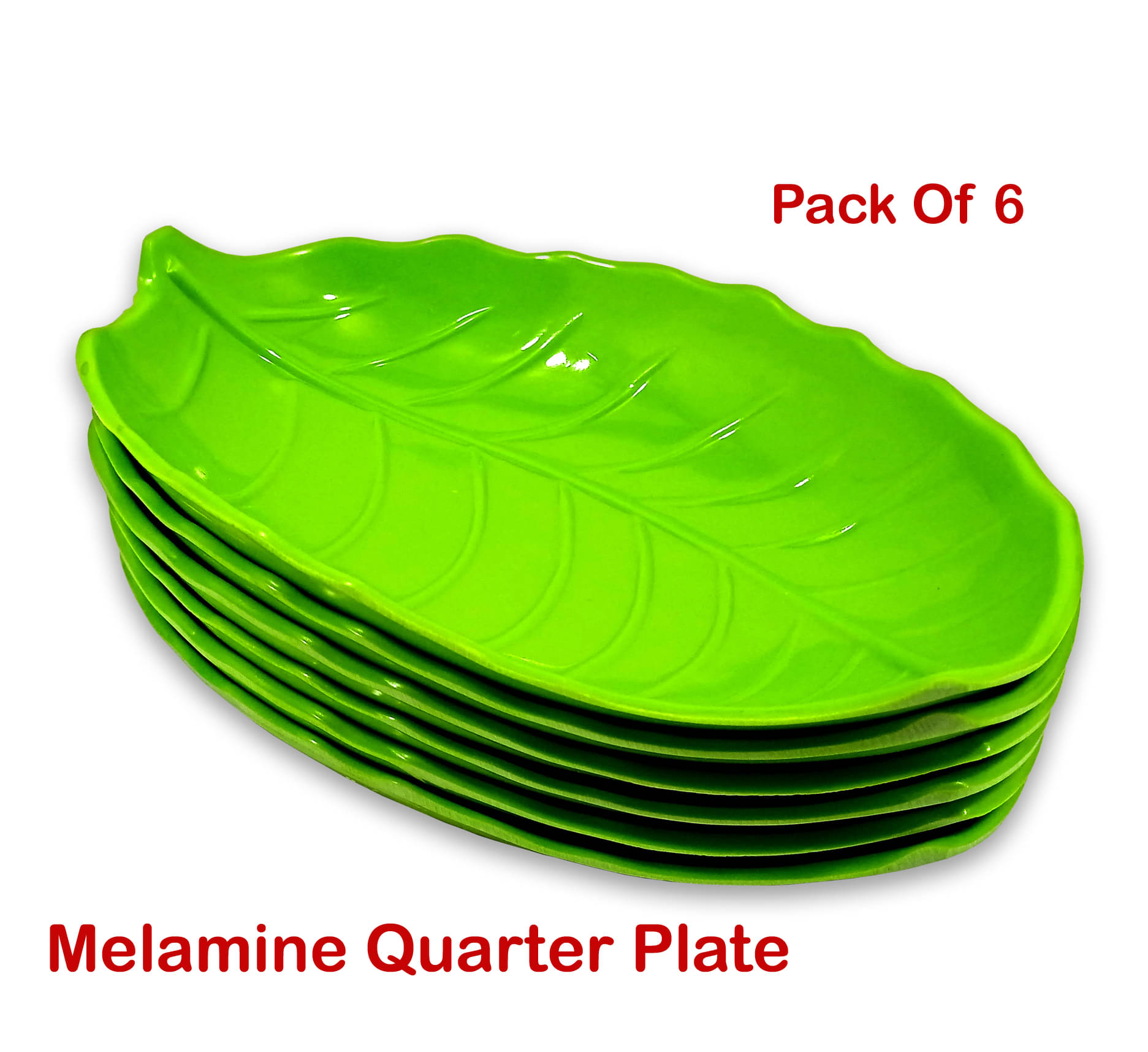 Inpro 6 Pcs Melamine Light Green Platter Inpro 6 Pcs Melamine Light Green Platter