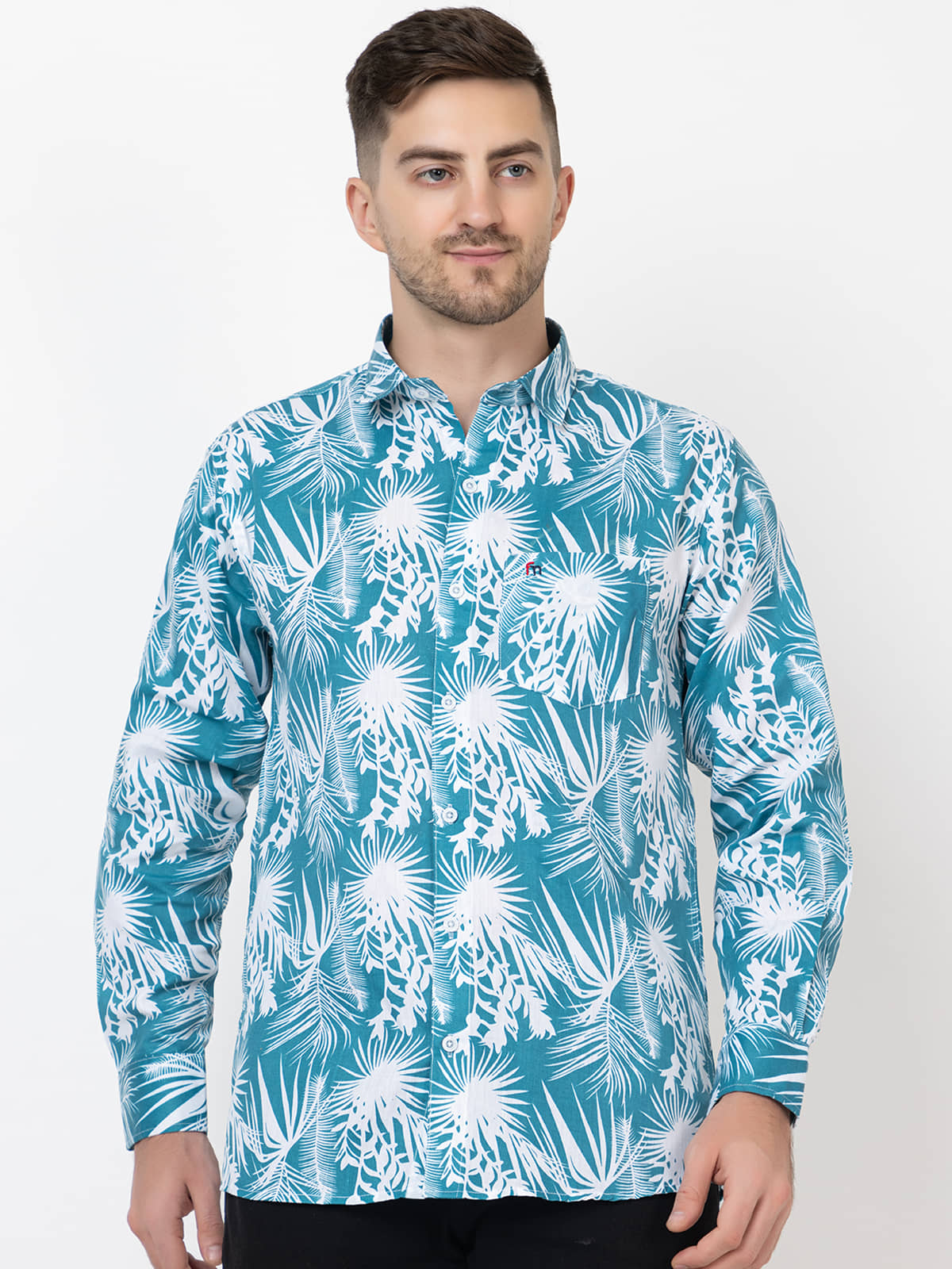 MODERNITY 100% Cotton Regular Fit Printed Full Sleeves Men's Casual Shirt - Yellow ( Pack of 1 )