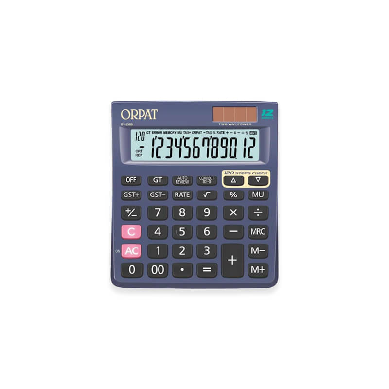     			Orpat Check and Correct Desktop Calculators -OT-150D – Dark Grey