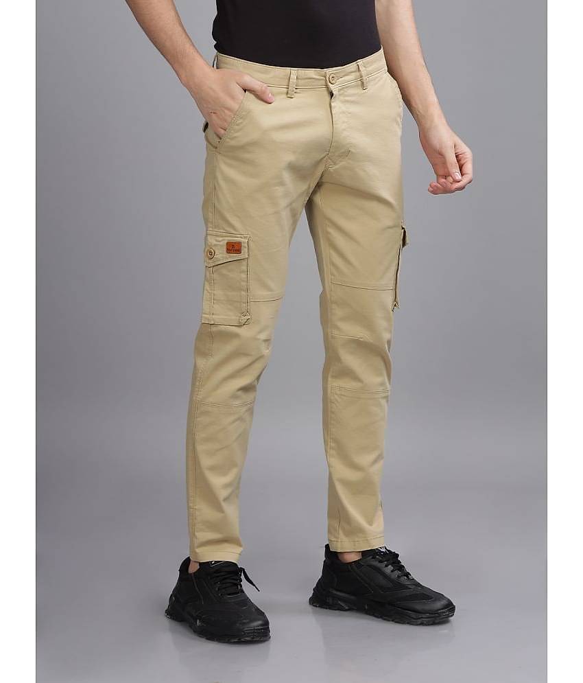 Paul Street Slim Flat Men's Cargos - Silver ( Pack of 1 )