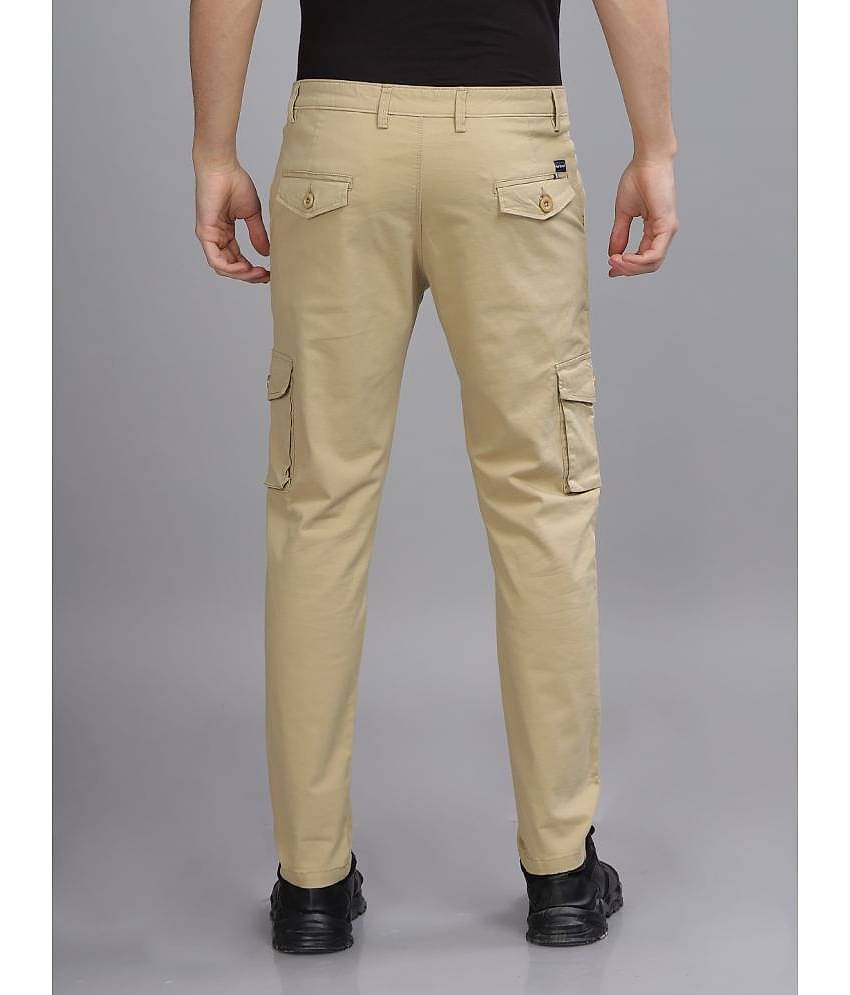 Paul Street Slim Flat Men's Cargos - Silver ( Pack of 1 )