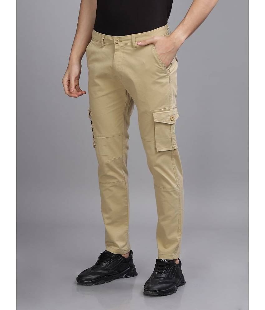 Paul Street Slim Flat Men's Cargos - Silver ( Pack of 1 )