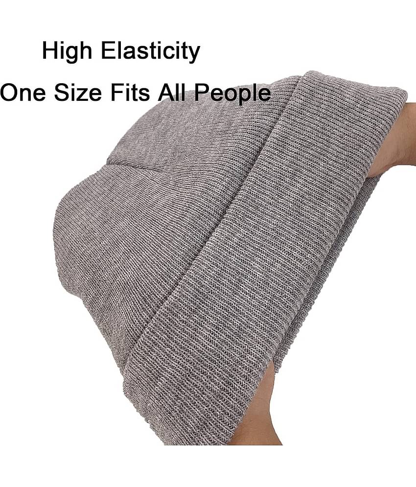 Penyan School Winter Woolen Cap Beanies Warm Cold Weather Beanie Hats for Boys or Girls (6 - 7 Years)