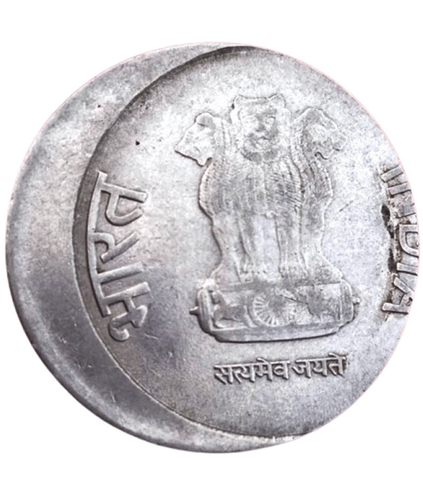     			Republic India 2 Rupee Huge Error Coin Type 2014