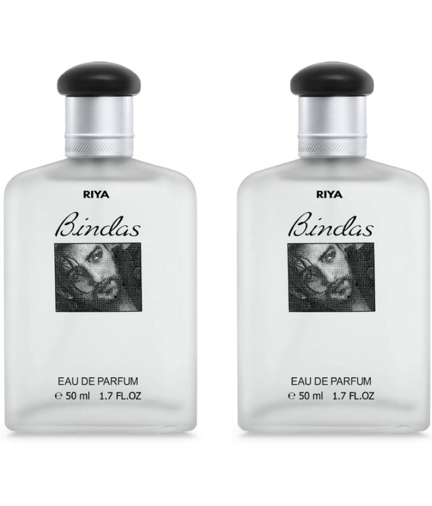     			Riya Bindas 50ml Each Eau De Parfum (EDP) For Men 100 ( Pack of 2 )