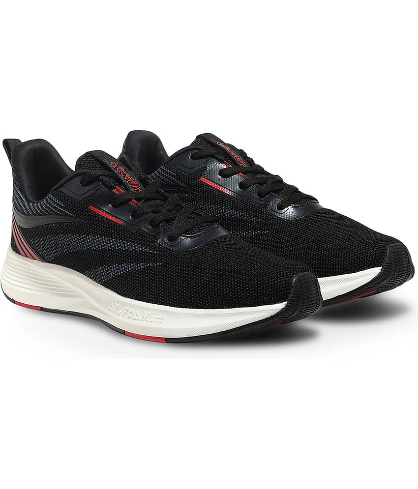 Action Sports Running Shoes Black Men's Sports Running Shoes