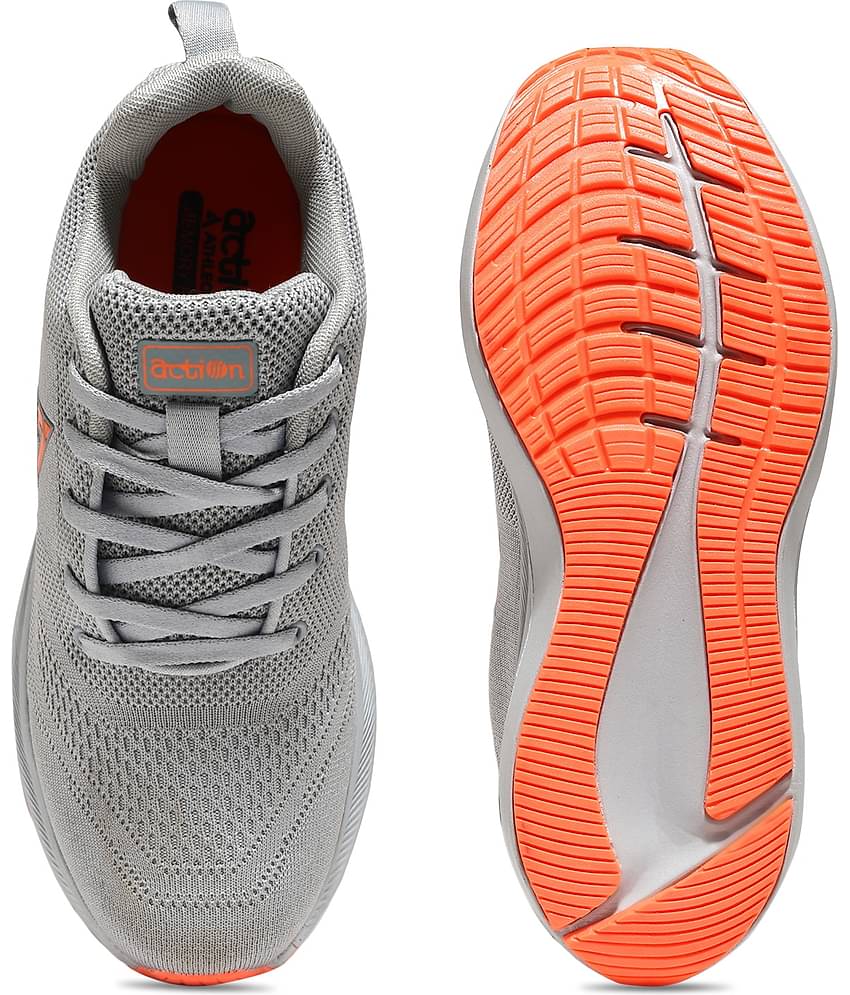 Action Black Men's Sports Running Shoes