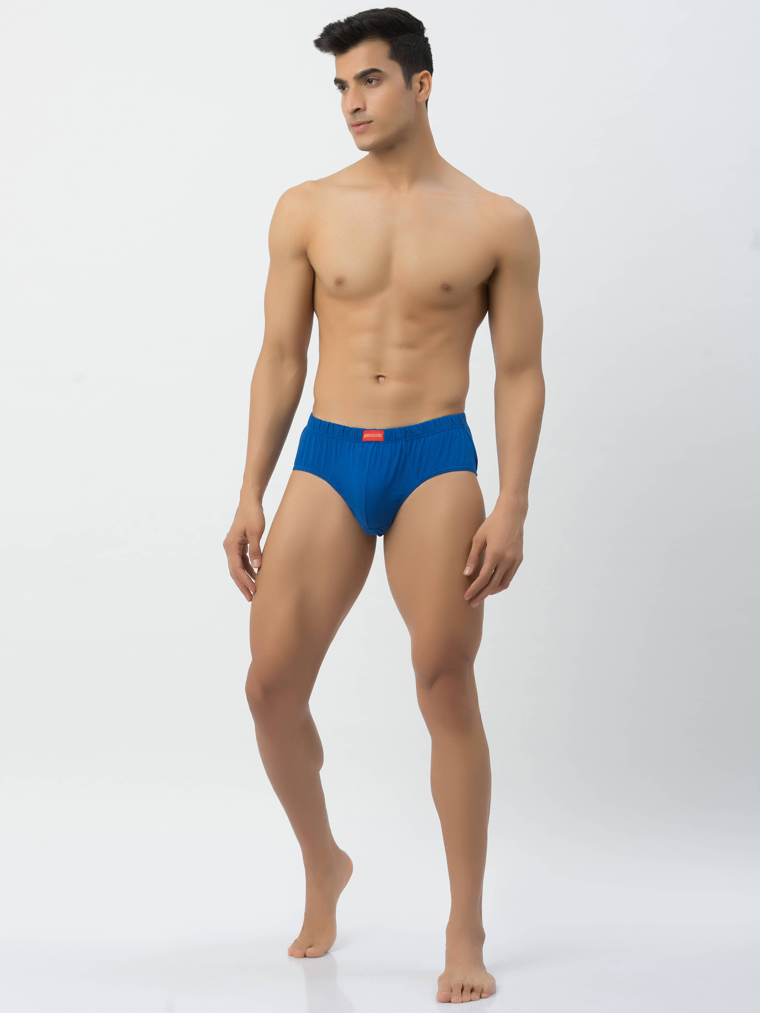 John Players Blue John Players Briefs Cotton Men's Briefs ( Pack of 1 )