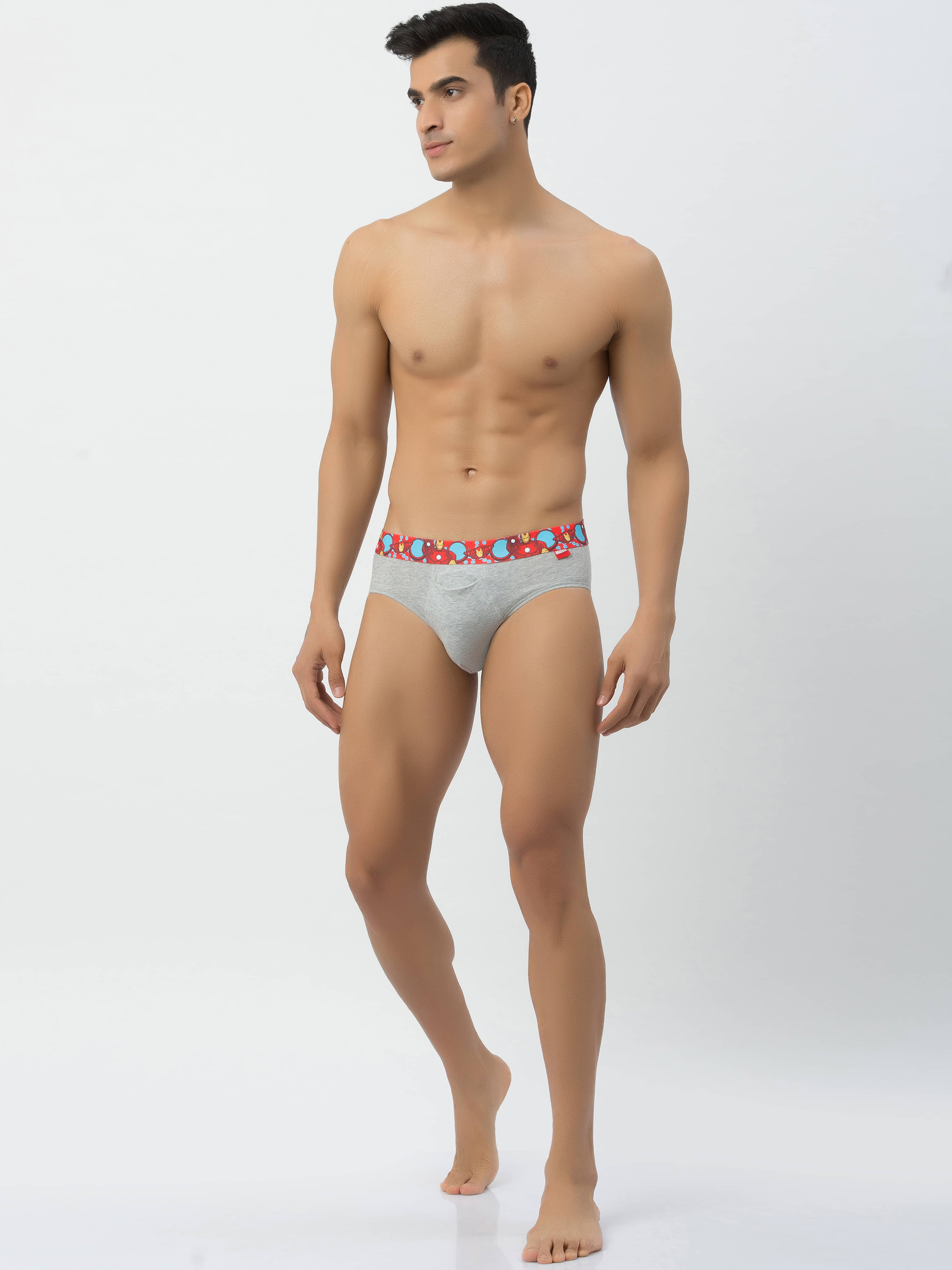 John Players Grey Melange John Players Briefs Cotton Men's Briefs ( Pack of 1 ) John Players Grey Melange John Players Briefs Cotton Men's Briefs ( Pack of 1 )
