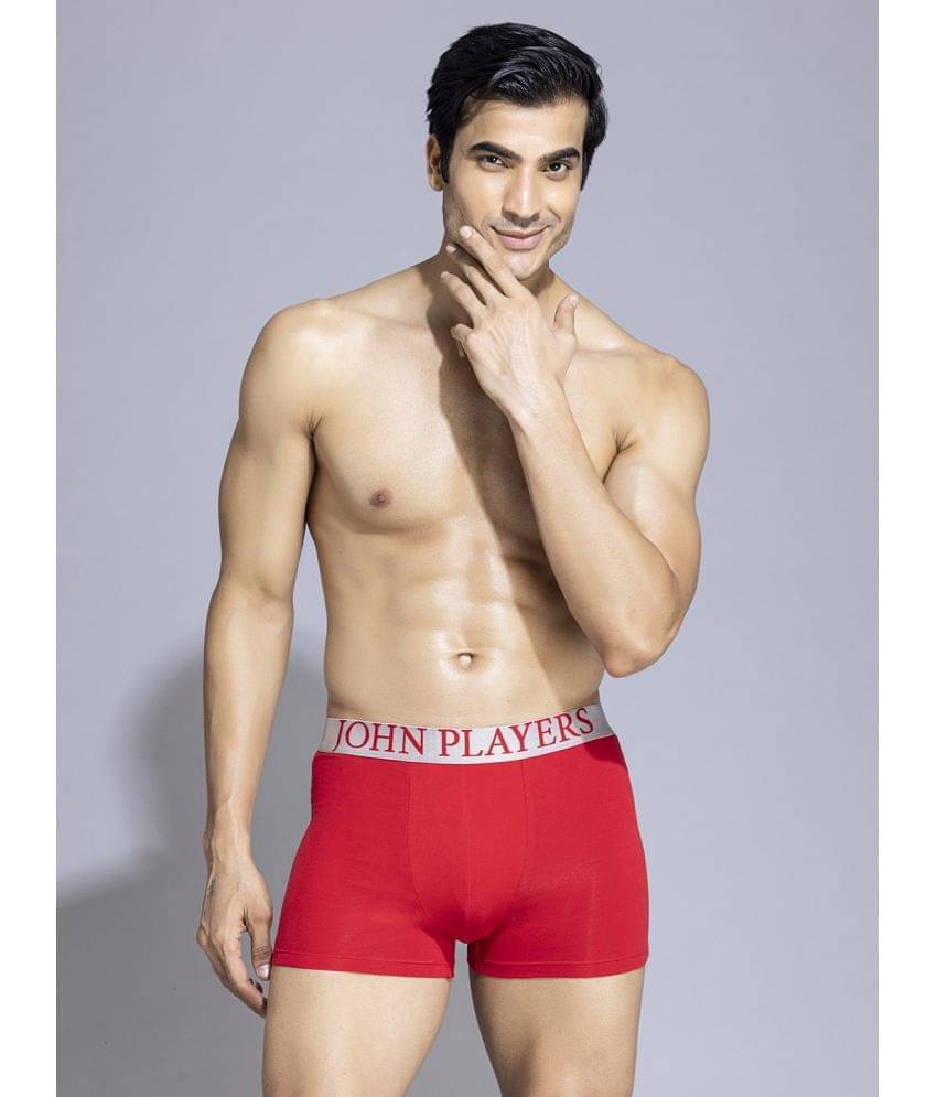John Players Red John Players Trunks Cotton Men's Trunks ( Pack of 1 )     			John Players Red John Players Trunks Cotton Men's Trunks ( Pack of 1 )