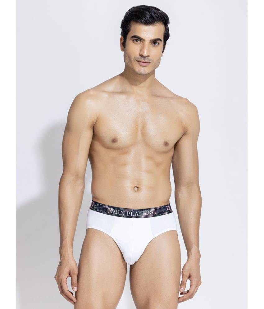 John Players White John Players Briefs Cotton Men's Briefs ( Pack of 1 ) John Players White John Players Briefs Cotton Men's Briefs ( Pack of 1 )