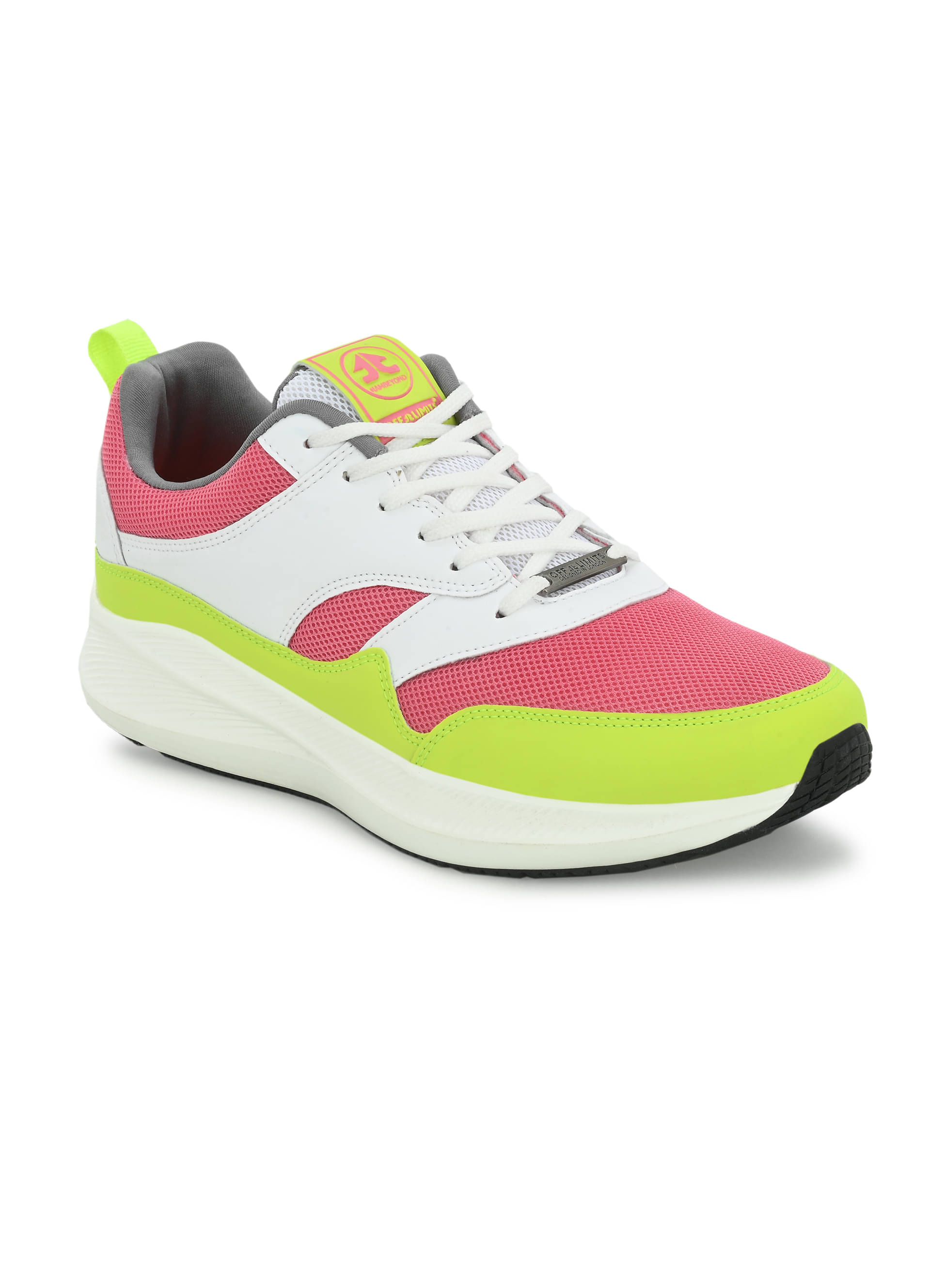     			OFF LIMITS STUSSY Lime Green Men's Sports Running Shoes