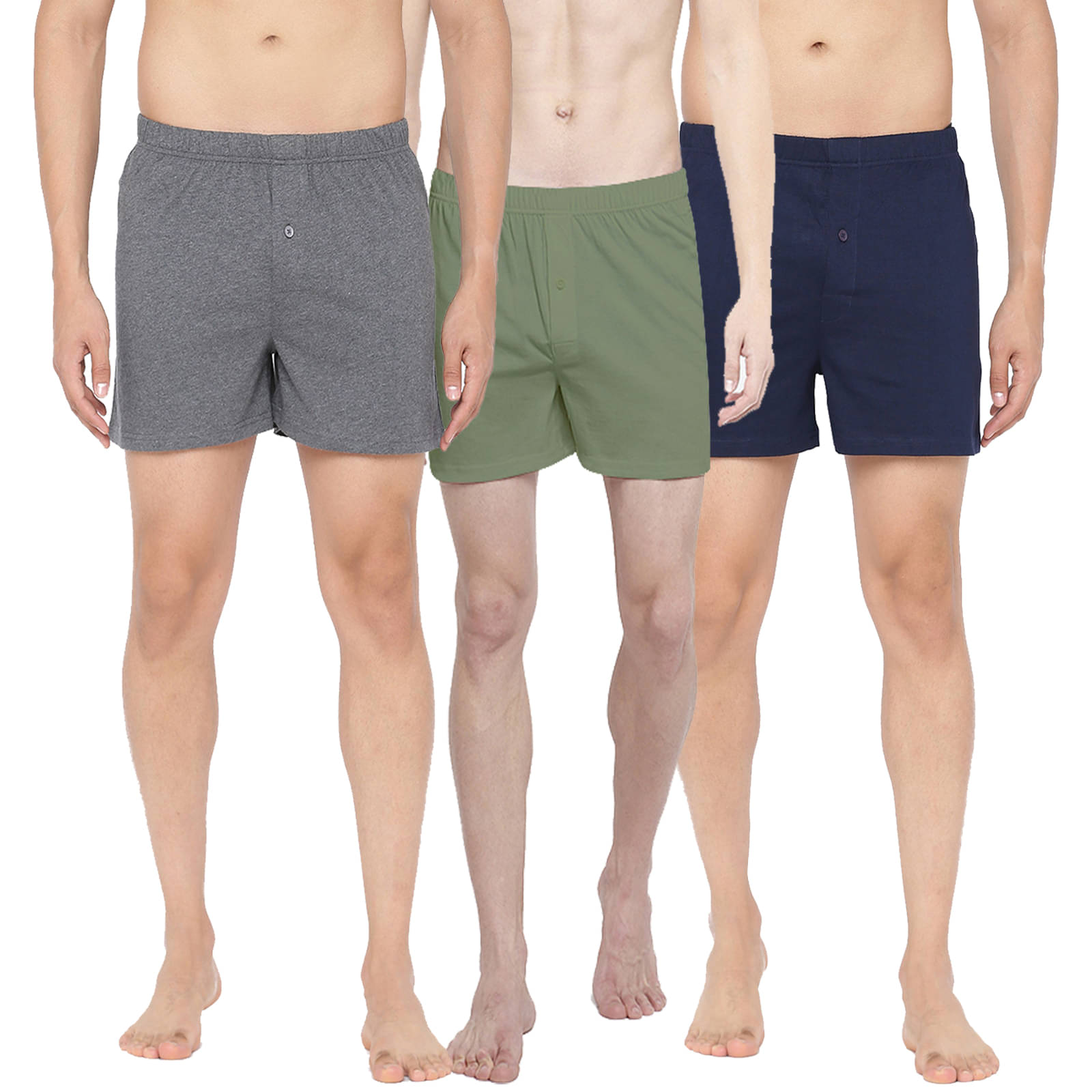     			Ramraj cotton Pack of 3 Cotton Boxers For Men's ( Multicolor )