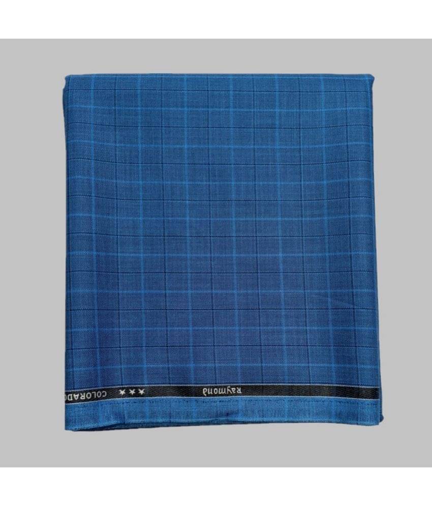     			Raymond Blue Polyester Men's Unstitched Pant Piece ( Pack of 1 )