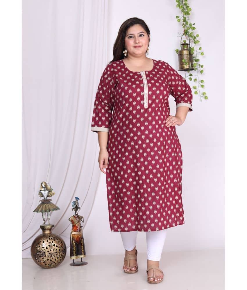 Swasti Cotton Printed Straight Women's Kurti - Blue ( Pack of 1 ) - Kurtis, Tunics | Buy online on ZillyBuy
