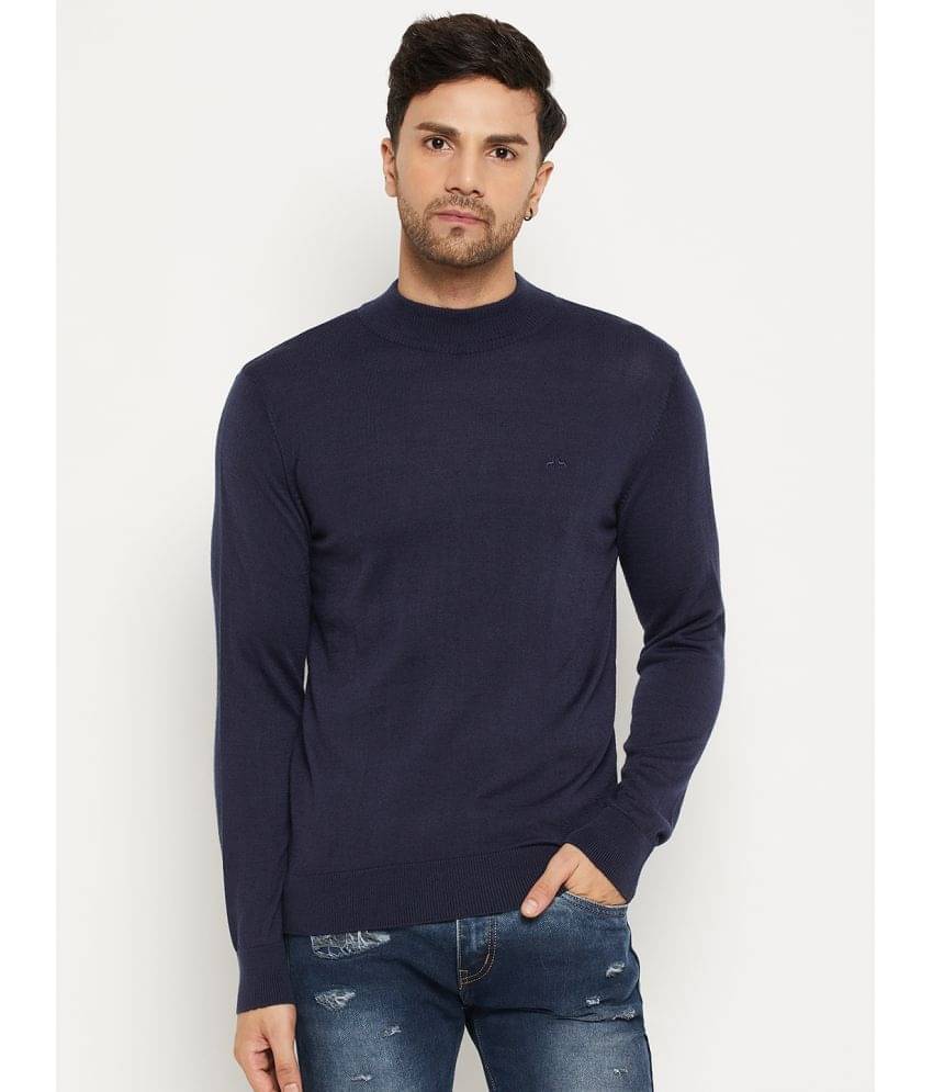 98 Degree North Woollen Blend Round Neck Men's Full Sleeves Pullover Sweater - Navy ( Pack of 1 ) 98 Degree North Woollen Blend Round Neck Men's Full Sleeves Pullover Sweater - Navy ( Pack of 1 )