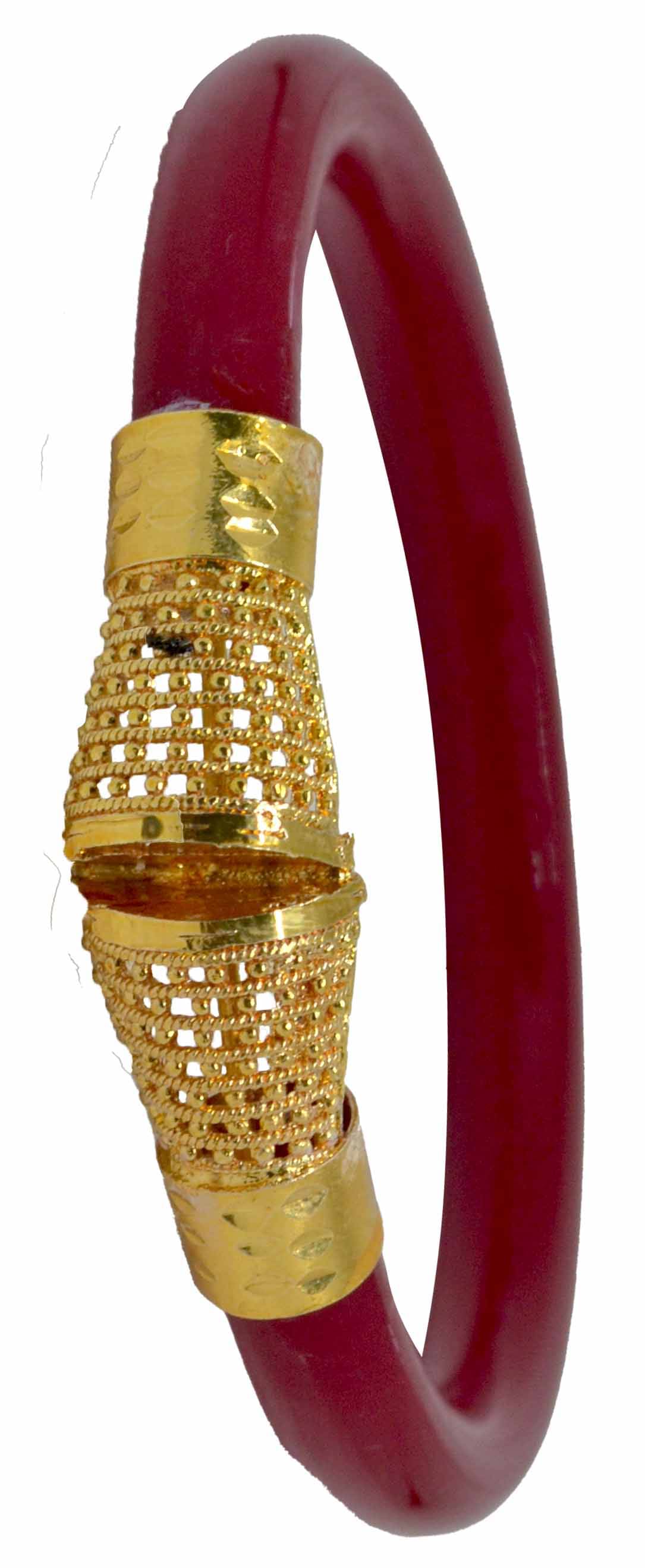     			Bovzen Red Bangle ( Pack of 1 )
