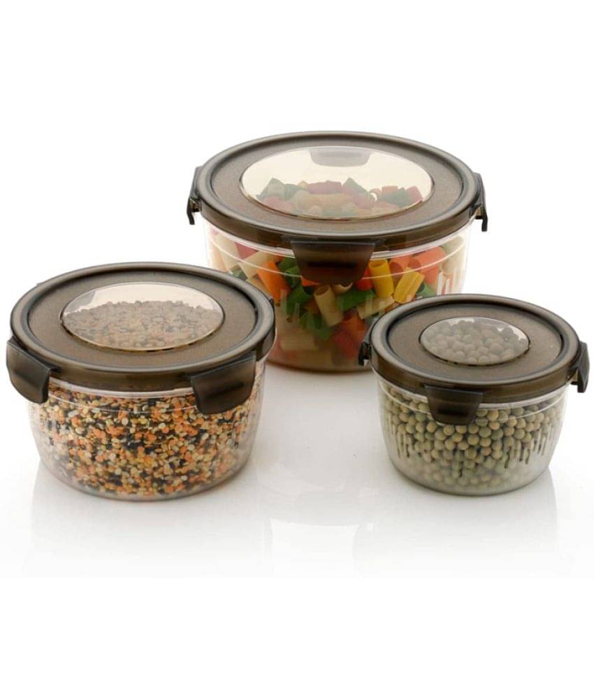     			iview kitchenware Plastic Multi-Purpose Food Container, 600ml, 1200ml, 1800ml (3U)