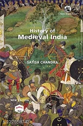     			History Of Medieval India by Satish Chandra