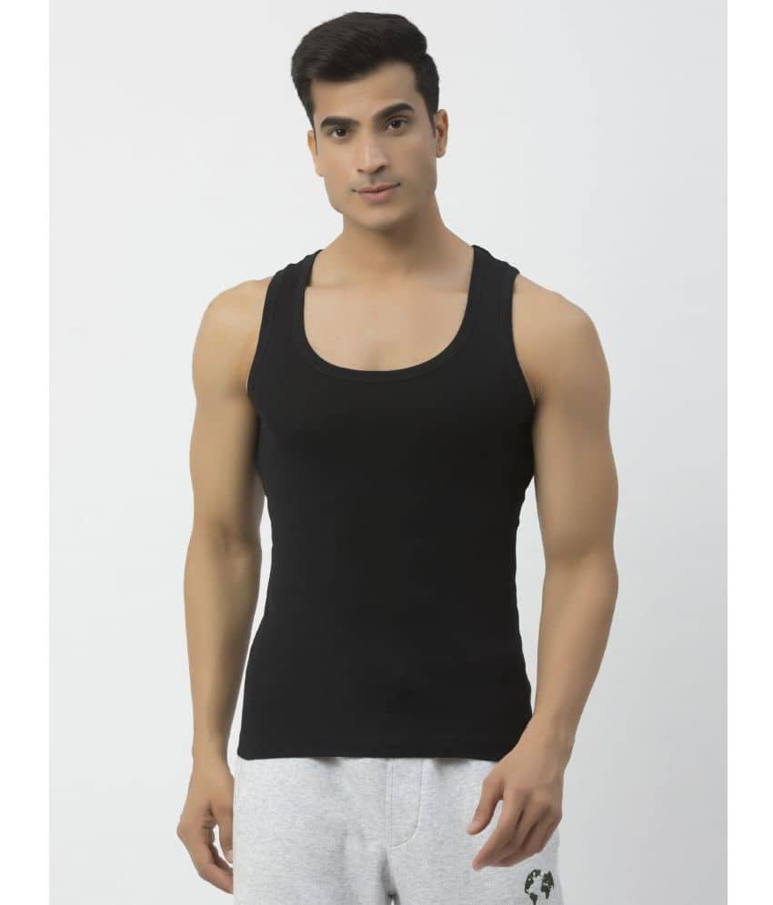 John Players Black John Players Vest Cotton Men's Vest ( Pack of 1 ) - Nightwear & Loungewear | Buy online on ZillyBuy