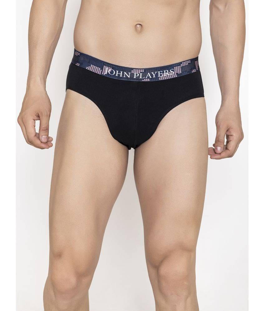 John Players Black John Players Briefs Cotton Men's Briefs ( Pack of 1 ) John Players Black John Players Briefs Cotton Men's Briefs ( Pack of 1 )