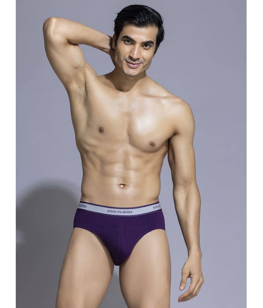 John Players Purple John Players Briefs Cotton Men's Briefs ( Pack of 1 )