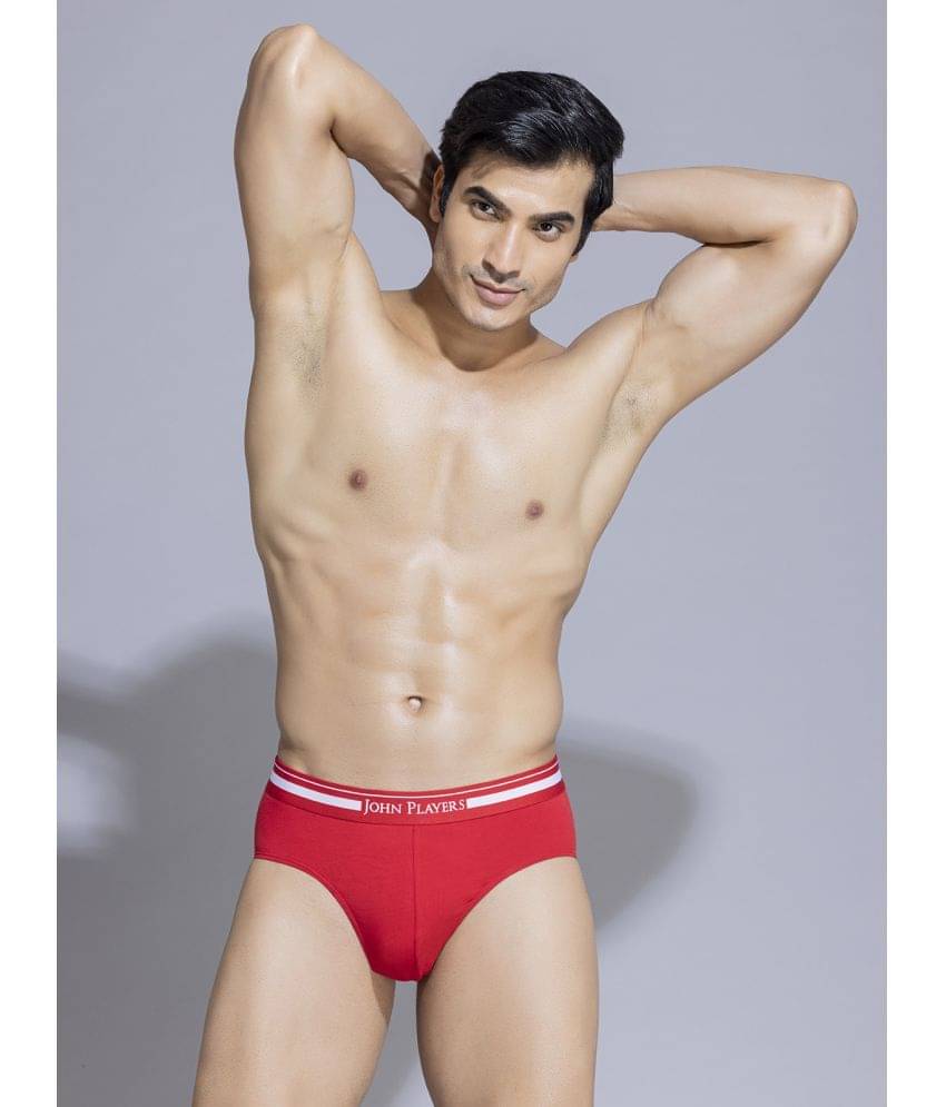 John Players Red John Players Briefs Cotton Men's Briefs ( Pack of 1 ) John Players Red John Players Briefs Cotton Men's Briefs ( Pack of 1 )