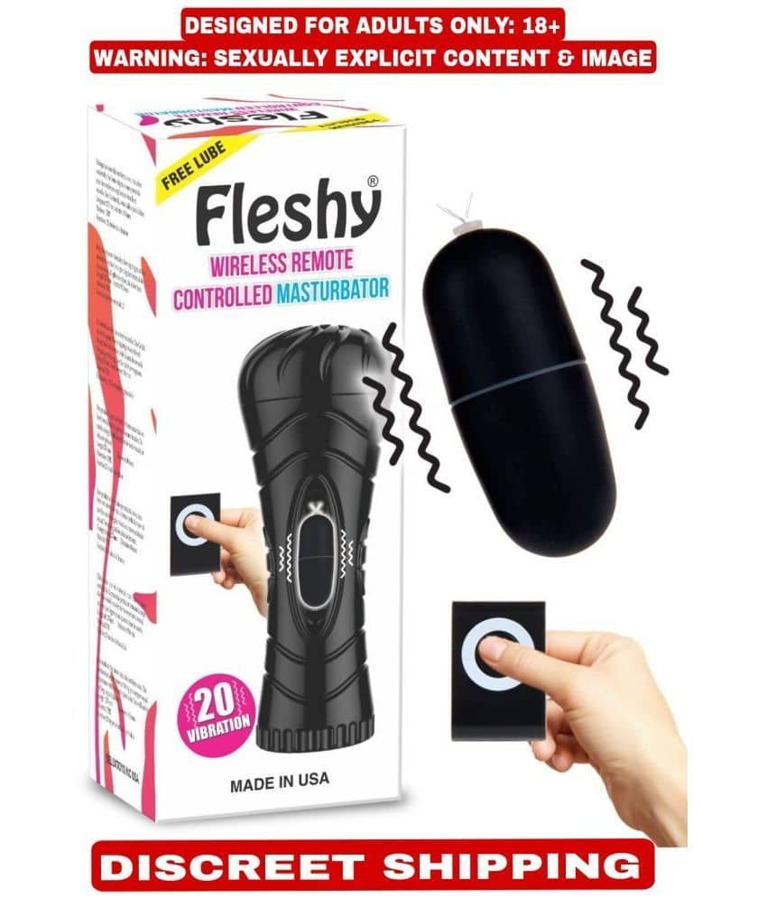 KAMAHOUSE PREMIUM QUALITY FLASHLIGHT SHAPE WIRELESS REMOTE CONTROLLED VIBRATING MASTURBATOR FOR MEN