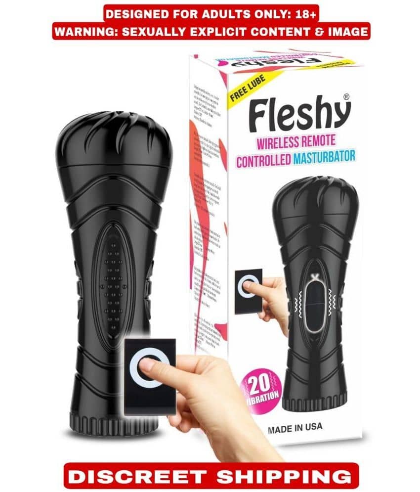 KAMAHOUSE PREMIUM QUALITY FLASHLIGHT SHAPE WIRELESS REMOTE CONTROLLED VIBRATING MASTURBATOR FOR MEN
