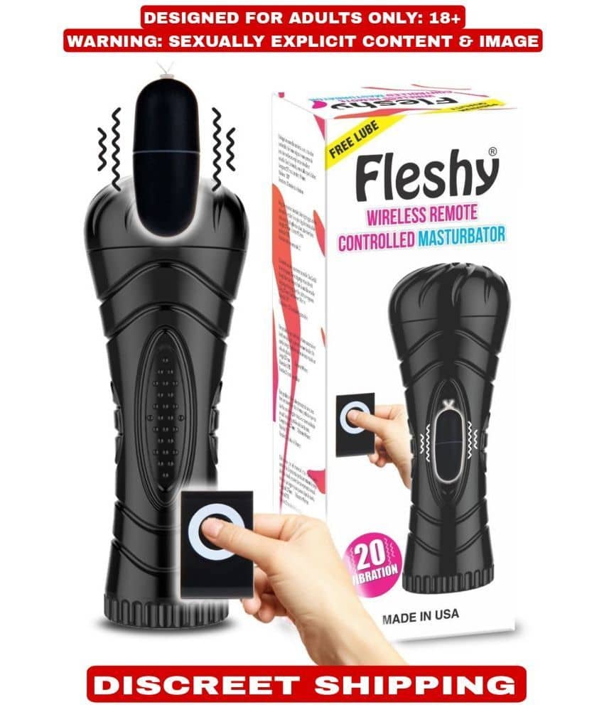 KAMAHOUSE PREMIUM QUALITY FLASHLIGHT SHAPE WIRELESS REMOTE CONTROLLED VIBRATING MASTURBATOR FOR MEN