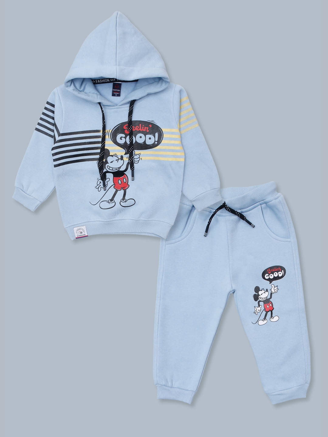Master Kids Pack of 1 Boys Fleece Sweatshirt & Trackpant Set ( Blue ) Master Kids Pack of 1 Boys Fleece Sweatshirt & Trackpant Set ( Blue )