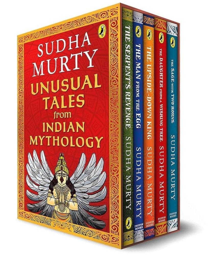 Unusual Tales from Indian Mythology Sudha Murty bestselling series of Unusual Tales from Indian Mythology 5 books in 1 box set     			Unusual Tales from Indian Mythology Sudha Murty bestselling series of Unusual Tales from Indian Mythology 5 books in 1 box set