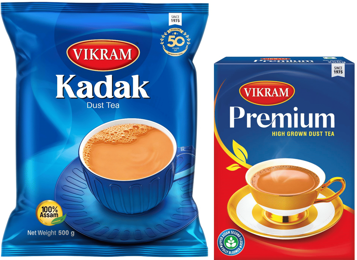     			Vikram Tea ComboKadak Dust Tea 500g & Premium High Grown Dust Tea 250g750g(Pack of 2)
