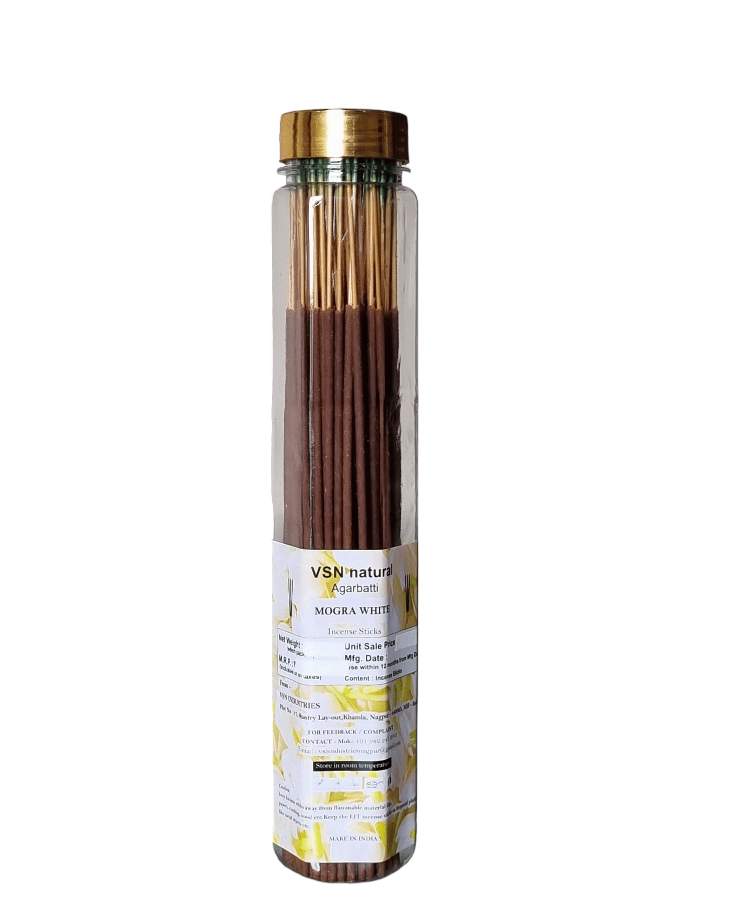     			VSN natural Incense Stick Mogra 1 gm ( Pack of 1 )