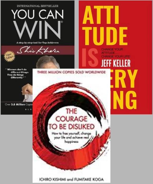 You Can Win + Attitude Is Everything+ The Courage To Be Disliked You Can Win + Attitude Is Everything+ The Courage To Be Disliked